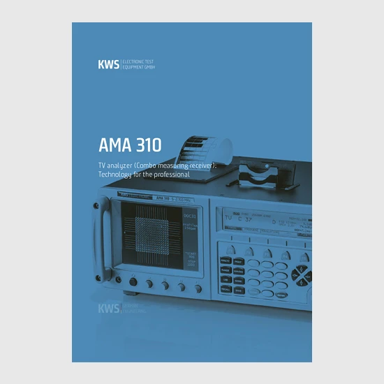 KWS Electronic News: 2 page product sheet AMA 310