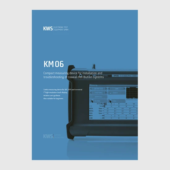 4 page product sheet KM 06