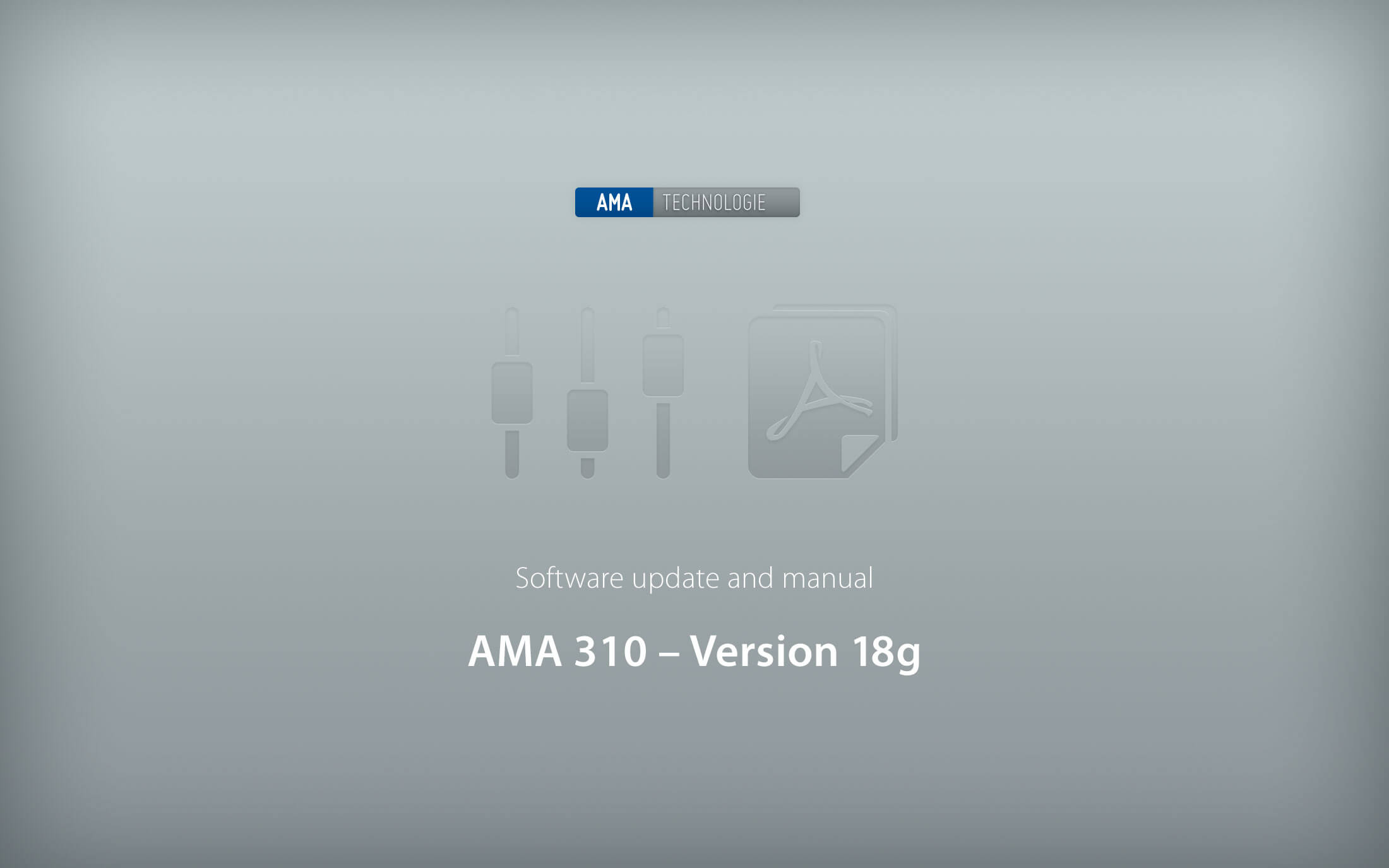 KWS-Electronic AMA 310: Software update and manual 18g