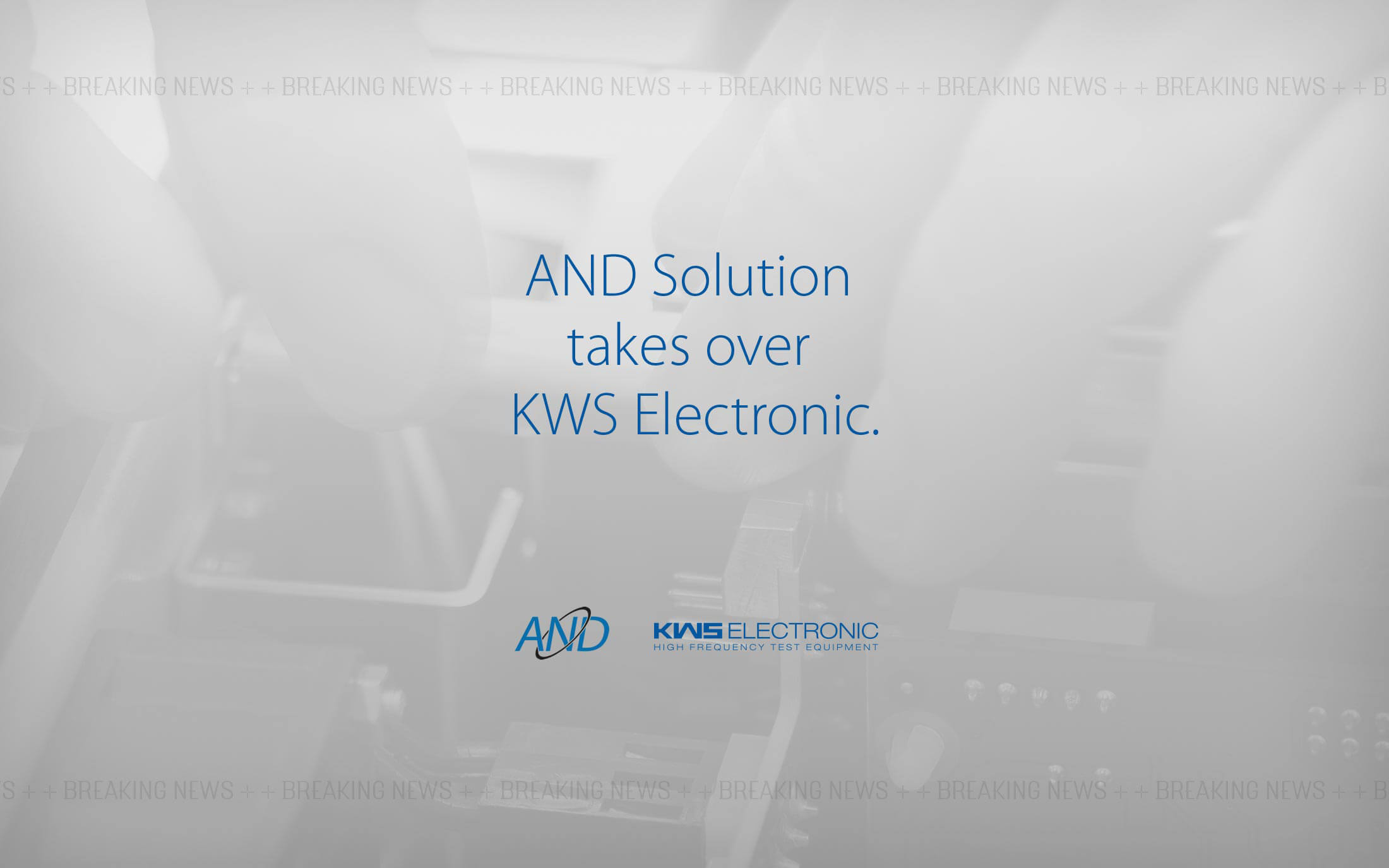 KWS-Electronic News 2018: AND Solution takes over KWS Electronic