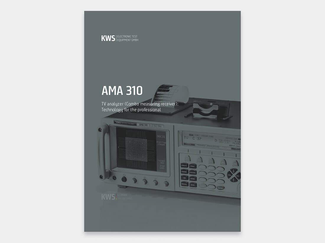 KWS-Electronic News 2019: Product sheet AMA 310