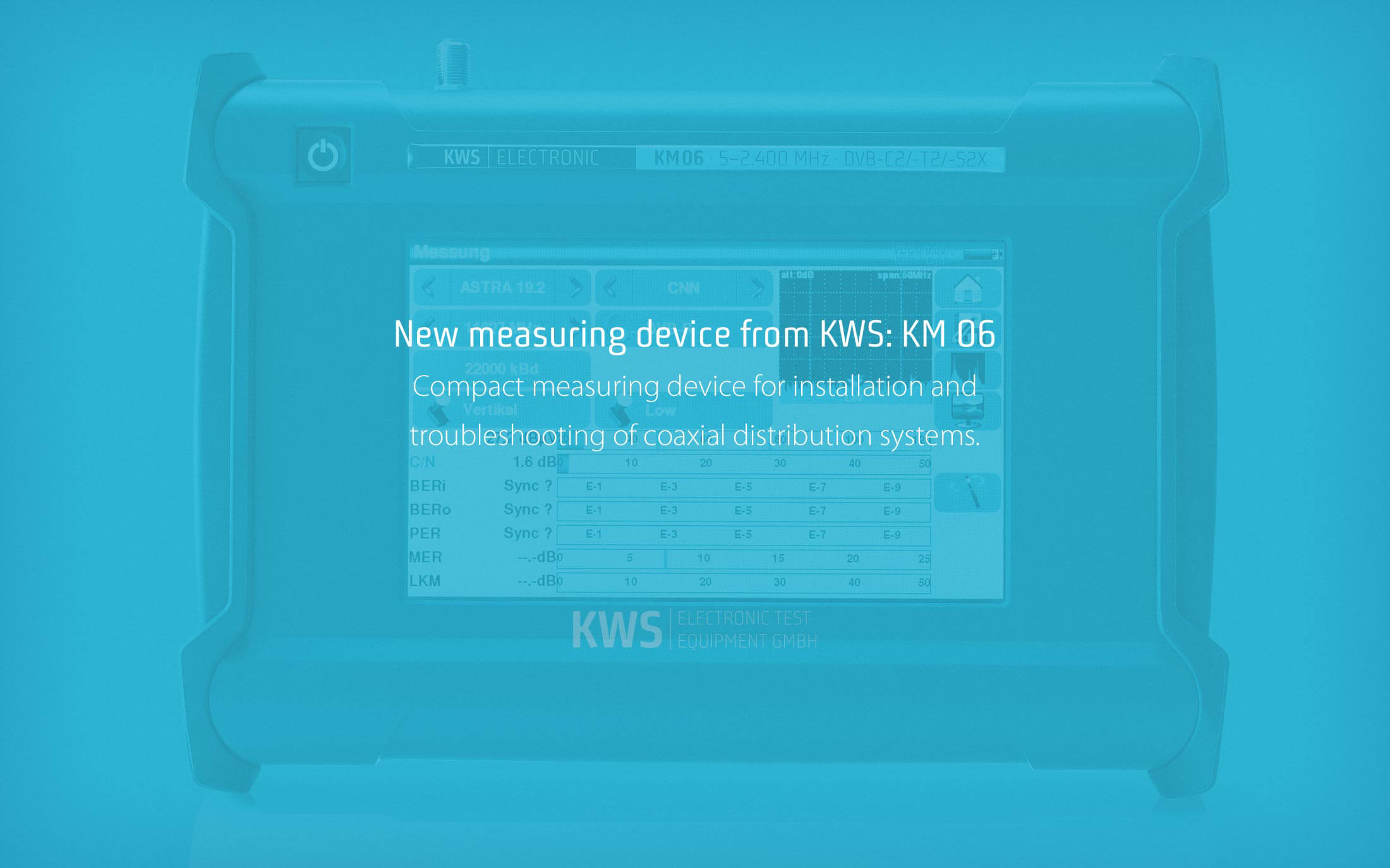 KWS Electronic News 2020: Our new measuring device KM 06