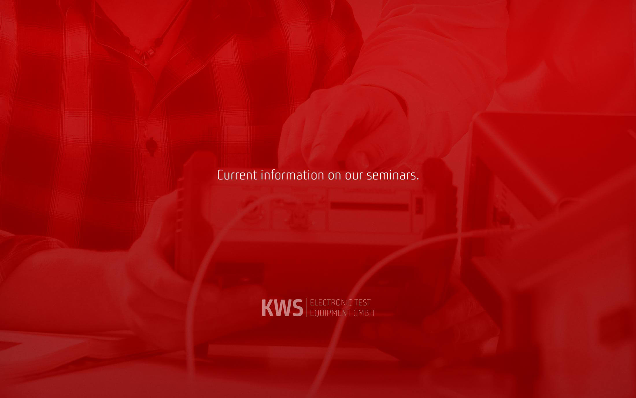 KWS Electronic News 2020: Current information on our seminars