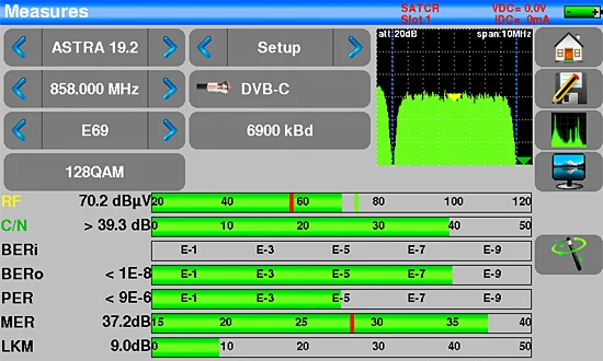KM 06: DVB-C measurement