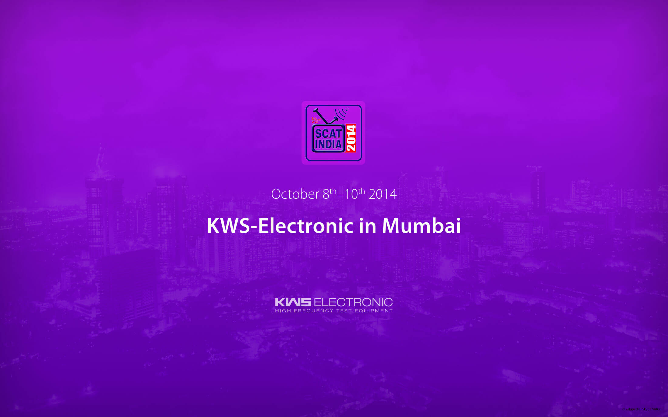 KWS-Electronic at SCAT India 2014 in Mumbai