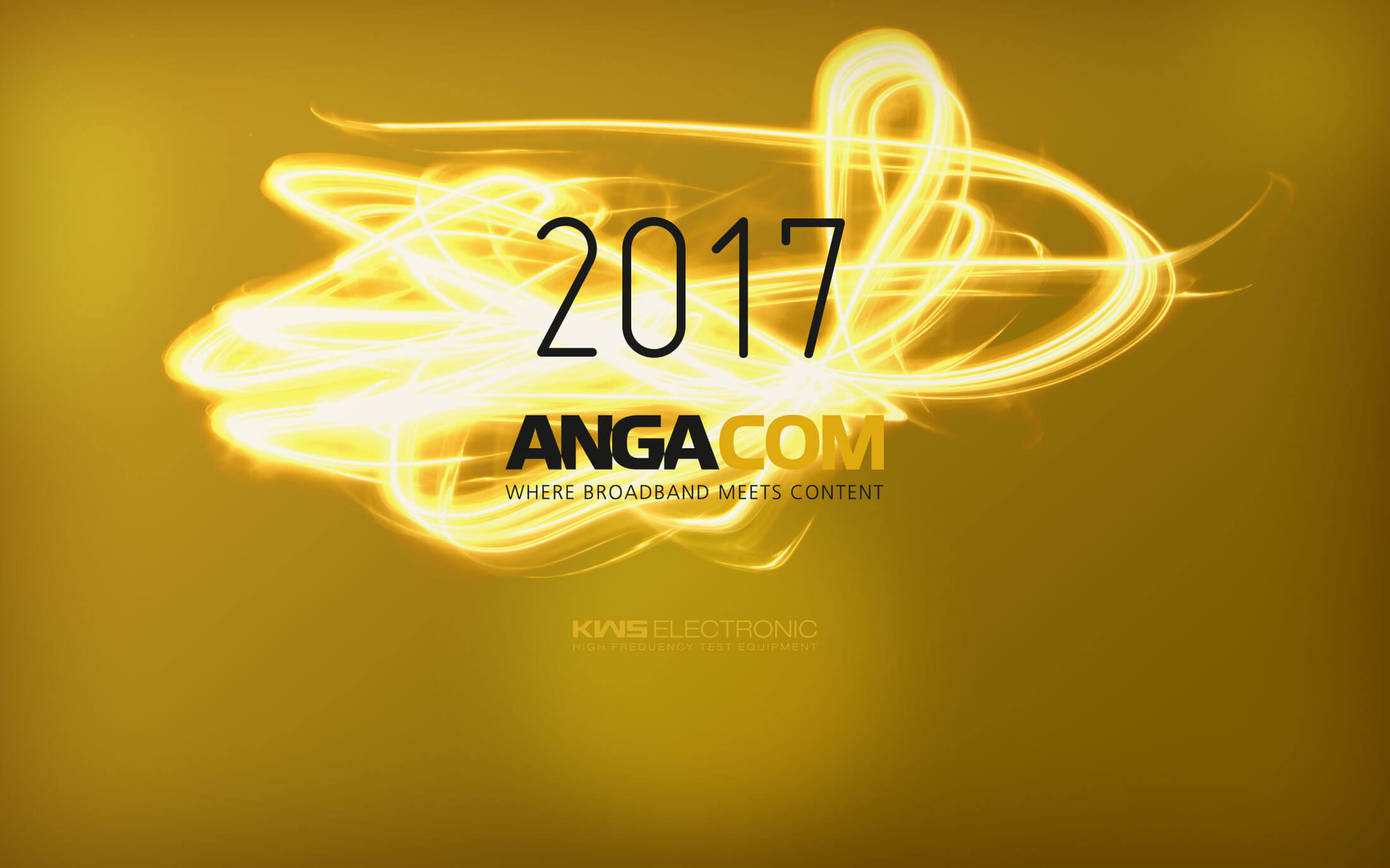 KWS-Electronic news 2017: ANGA COM in cologne