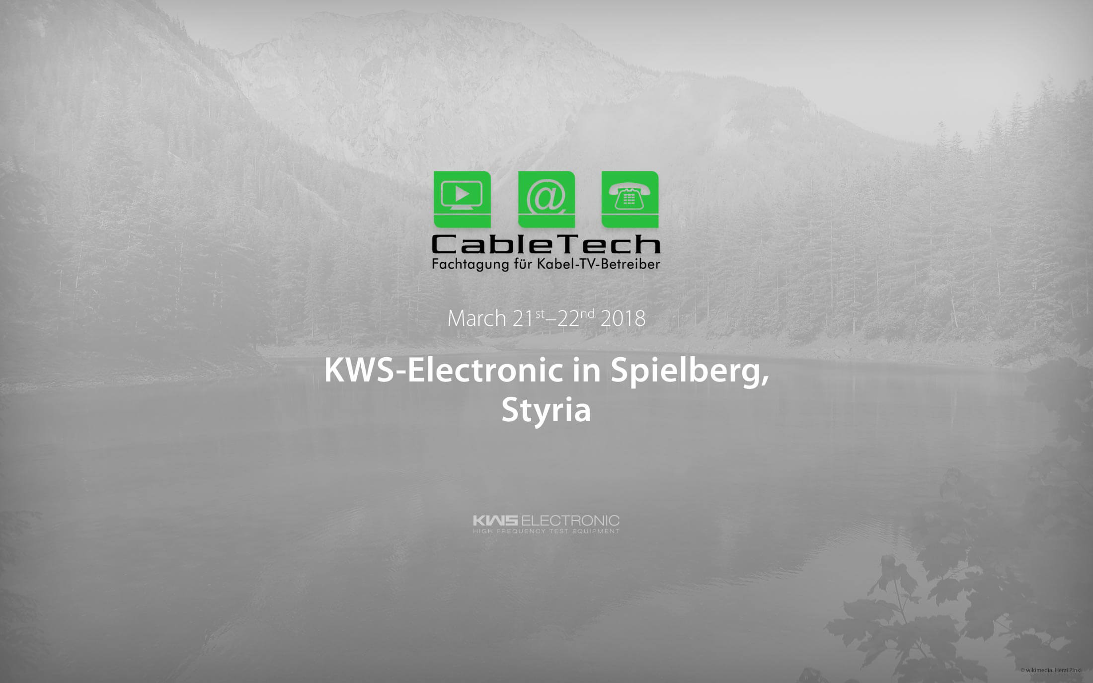 KWS Electronic News 2018: CableTech in Spielberg Austria
