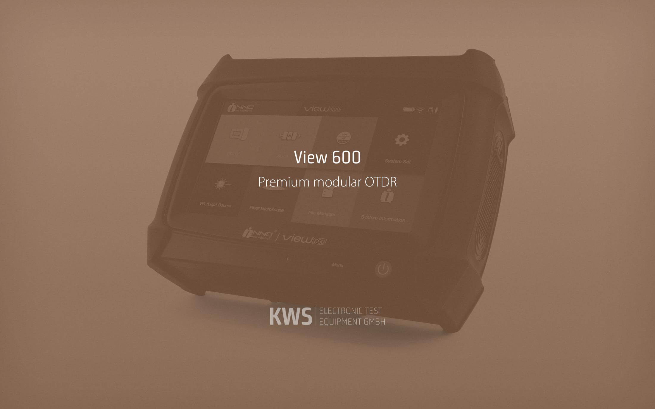 KWS Electronic News 2020: View 600 premium modular OTDR