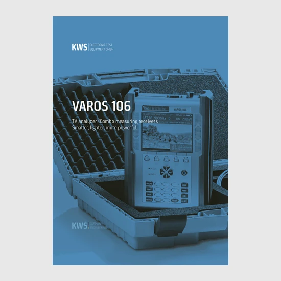 KWS Electronic News: 2 page product sheet VAROS 106