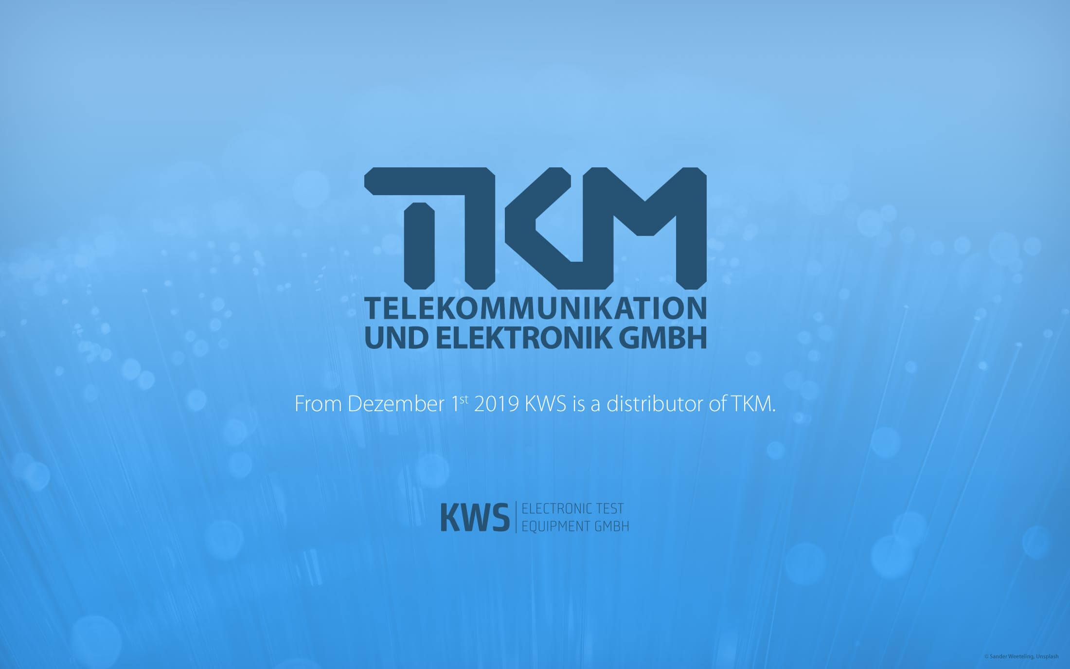 KWS Electronic News 2019: We are now a distributor of TKM