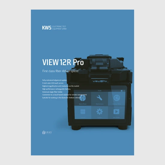 4 page product sheet View 12R Pro