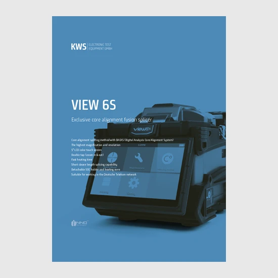 4 page product sheet View 6S