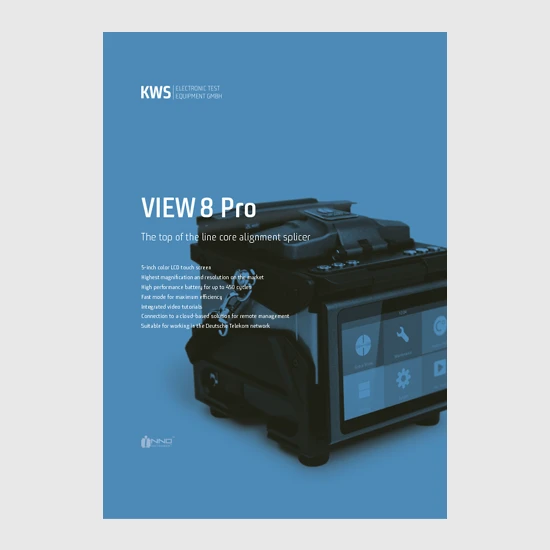 4 page product sheet View 8 Pro