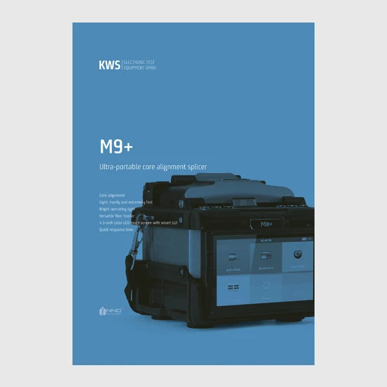 4 page product sheet M9+