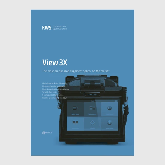 4 page product sheet View 3X